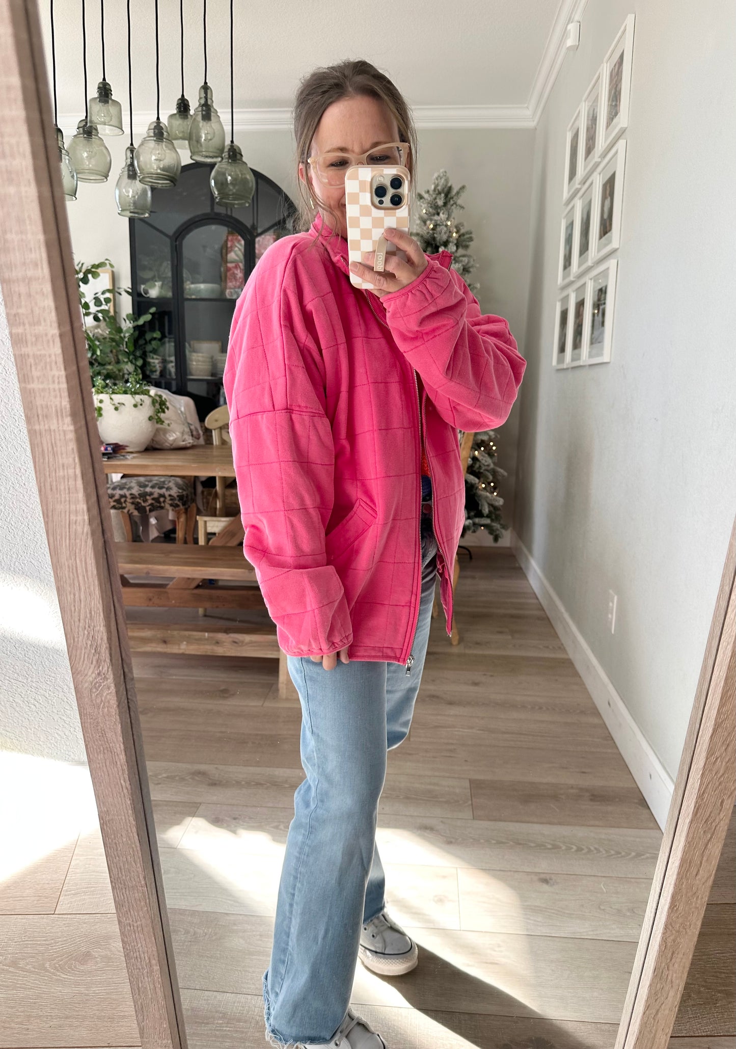 Bubblegum Quilted Jacket