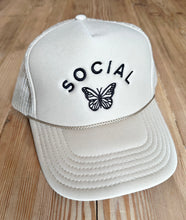 Load image into Gallery viewer, Social Butterfly Trucker Hat