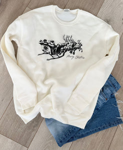 Santa’s Sleigh Sweatshirt