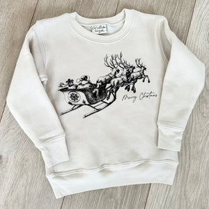 Kids Santa Sleigh Sweatshirt