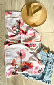 Pink Watercolor Kimono